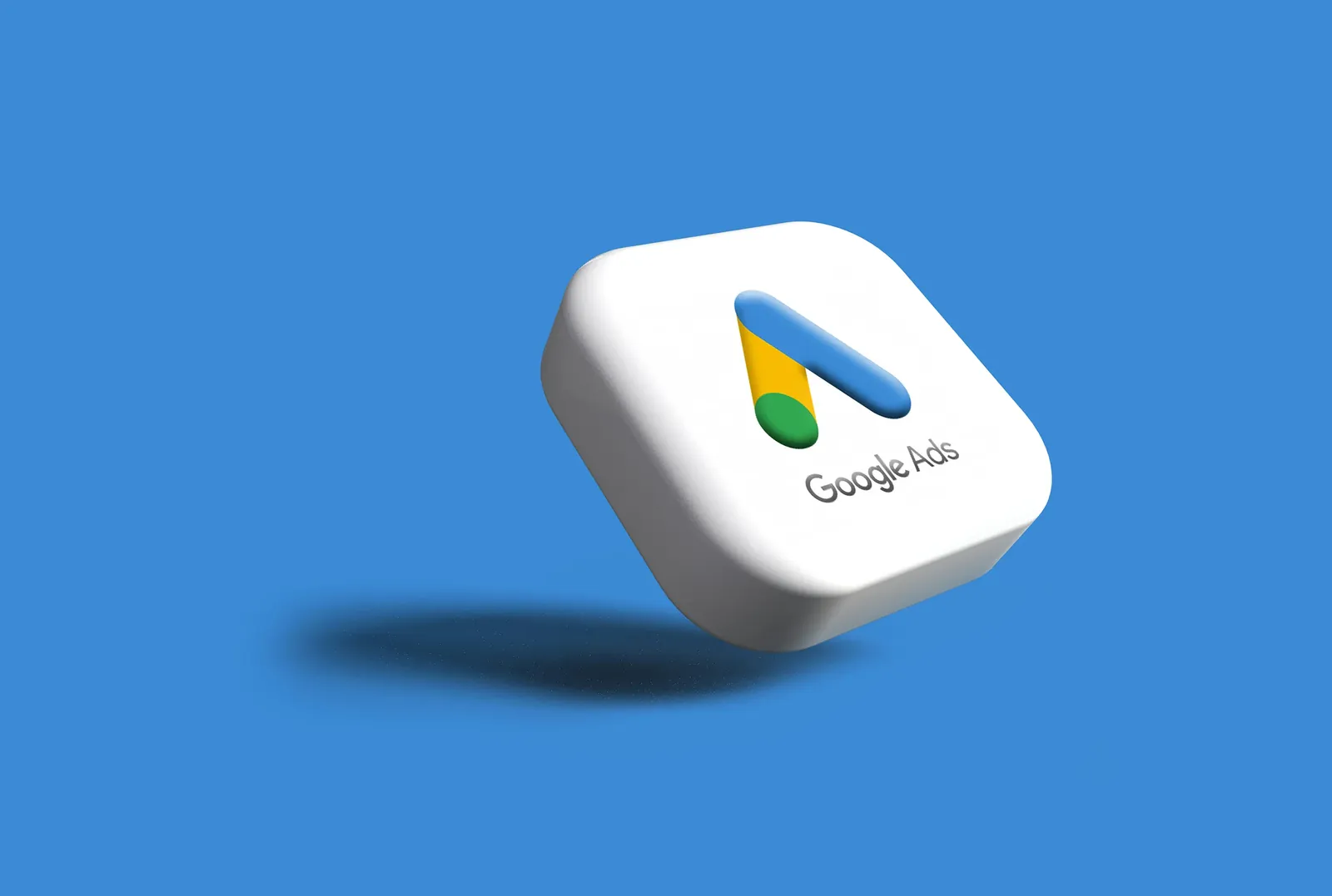 Illustrated Google Ads service banner for paid search