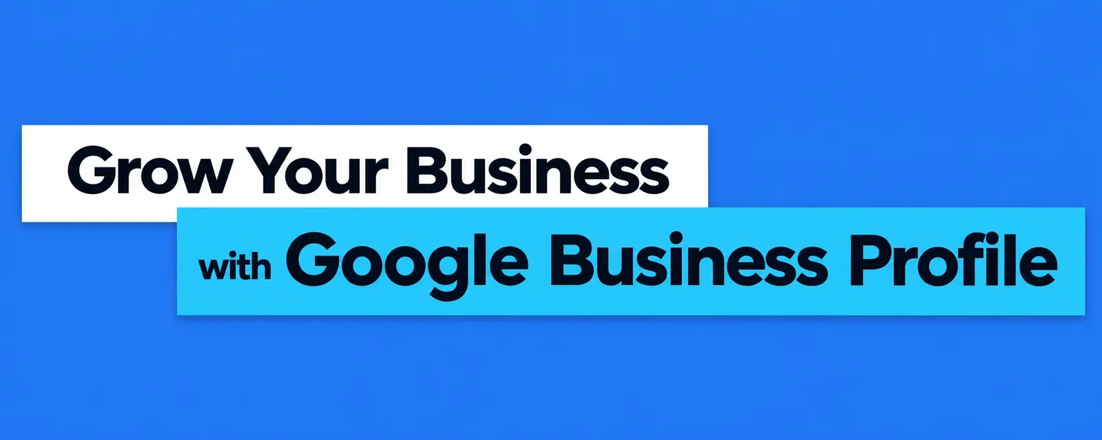 Illustrated Google Business Profile service banner for local listings